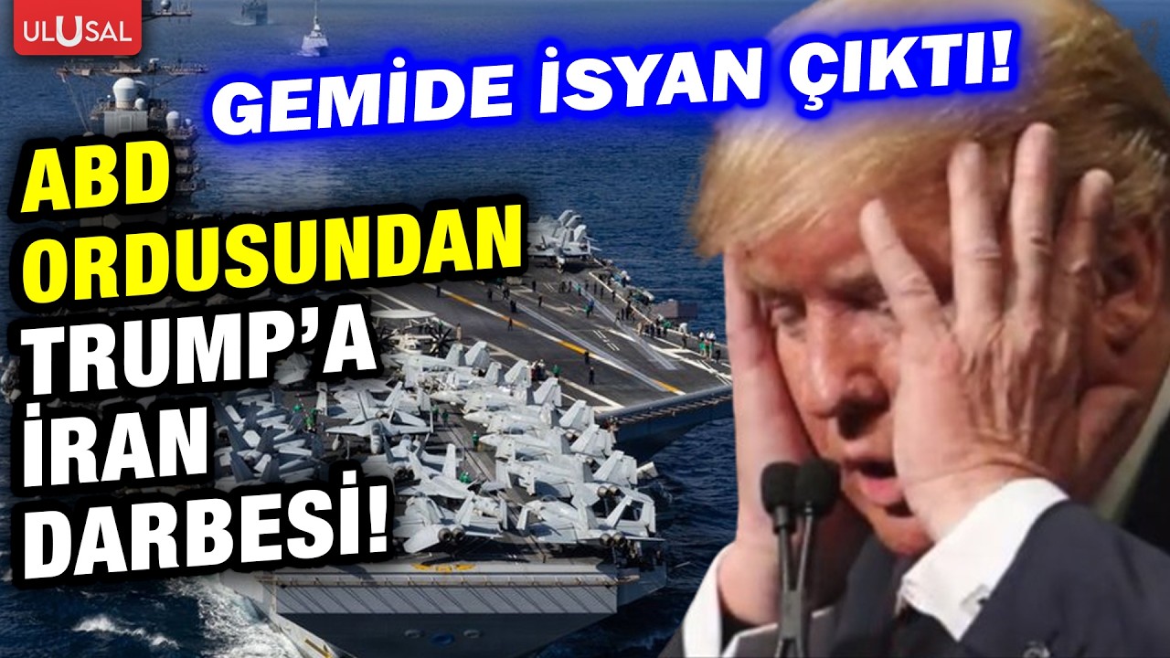 Trump'a kötü haber! İran'a giden ABD uçak gemisi USS Gerald Ford'ta askeri mürettebat isyan çıkardı!