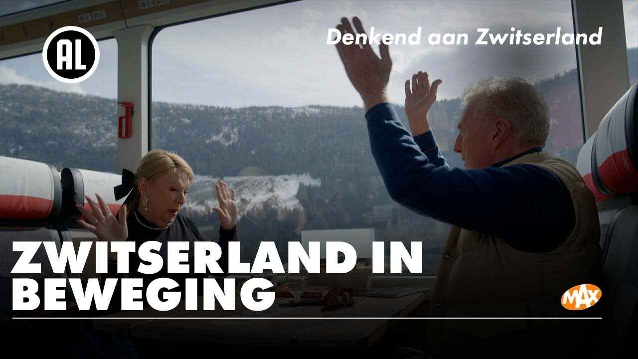 Reis ANDR&Eacute; en JANNY in de TREIN loopt HELEMAAL UIT DE HAND | DENKEND AAN ZWITSERLAND