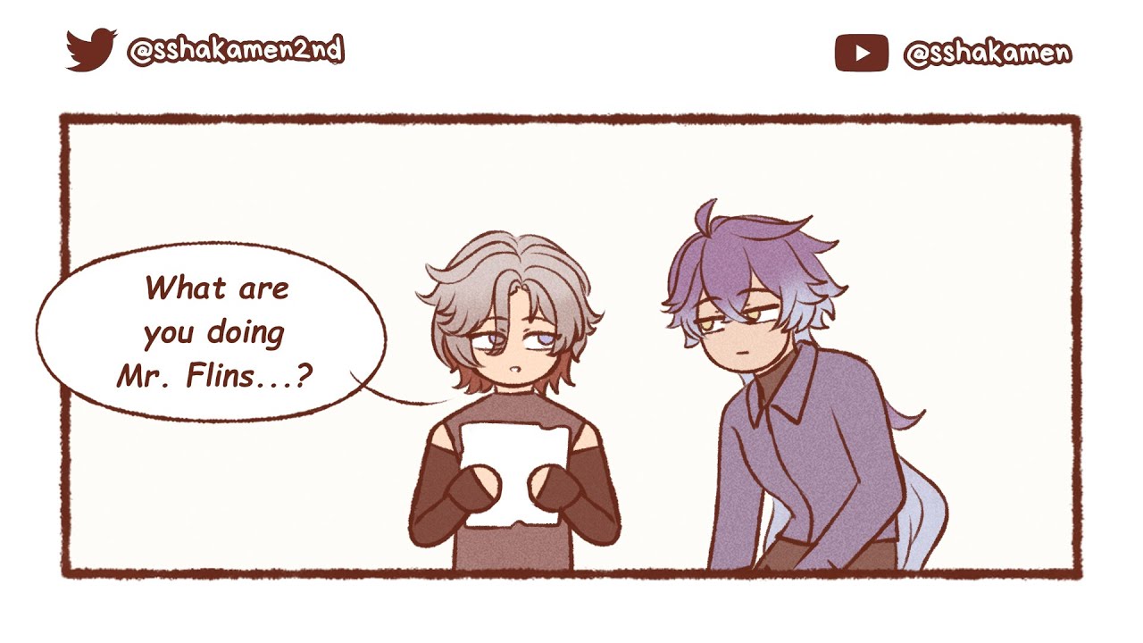 illuga being smol 🤏 [GENSHIN IMPACT - COMIC MEME]