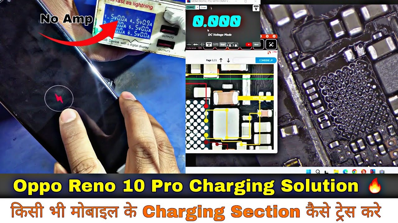 Oppo Reno 10 Pro 5G Charging Solution 🔥| Step By Step Repair करने का सही तरीका ✅ 