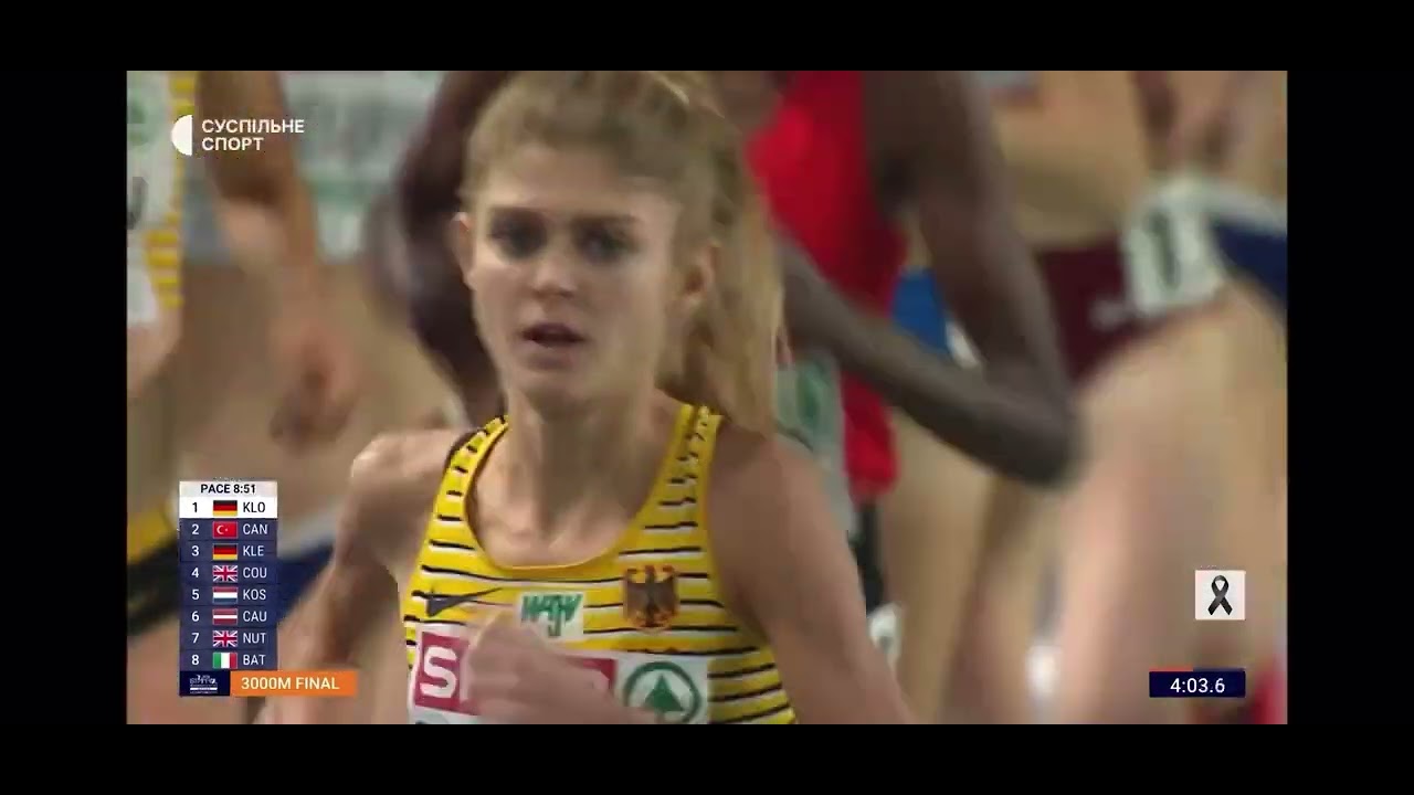 European Athletics Indoor Championships 2023 \ 3000m Women Final \ GER KLEIN Hanna 8.35.87 PB