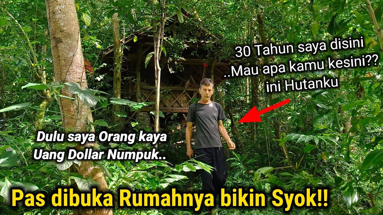 ORANG BULE NYASAR KE HUTAN!! DULU TAJIR MELINTIR PUNYA RUMAH MEWAH PINGGIR HUTAN