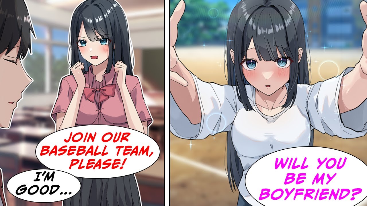 [Manga Dub] The baseball team was short on members, and I was convinced to help, but... [RomCom]