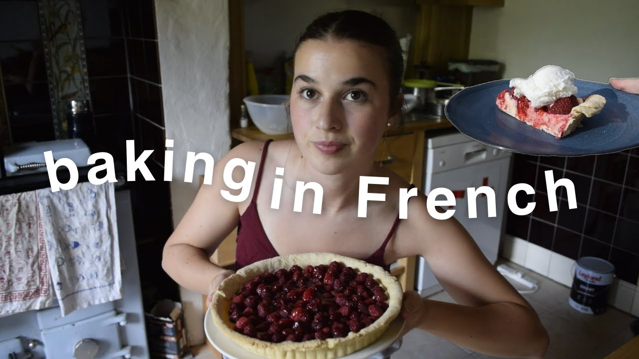 Bake with me in French 🍒 (English subtitles)