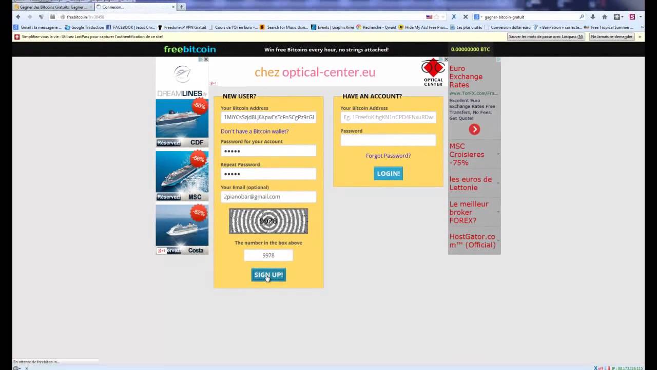 How to Earn Free bitcoin Tutorial   Comment gagner des BTC gratuits1
