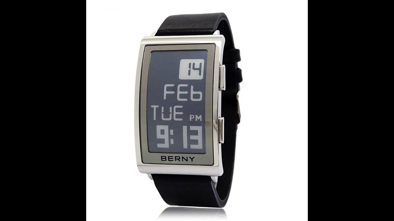 BERNY E-ink Watch E002 Use Guide