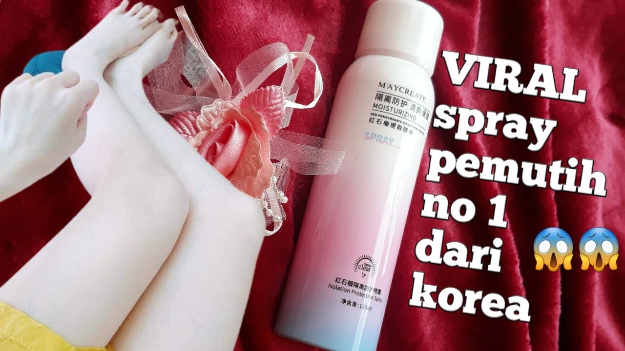 M'AYCREATE||spray pemutih badan &wajah