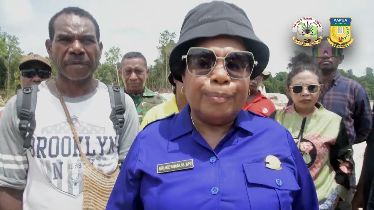 MRP Meninjau Lokasi Pembangunan TP 858 di Kabupaten Biak Numfor