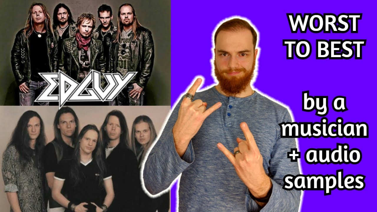 Edguy - Worst to Best (all studio albums ranked) + audio samples