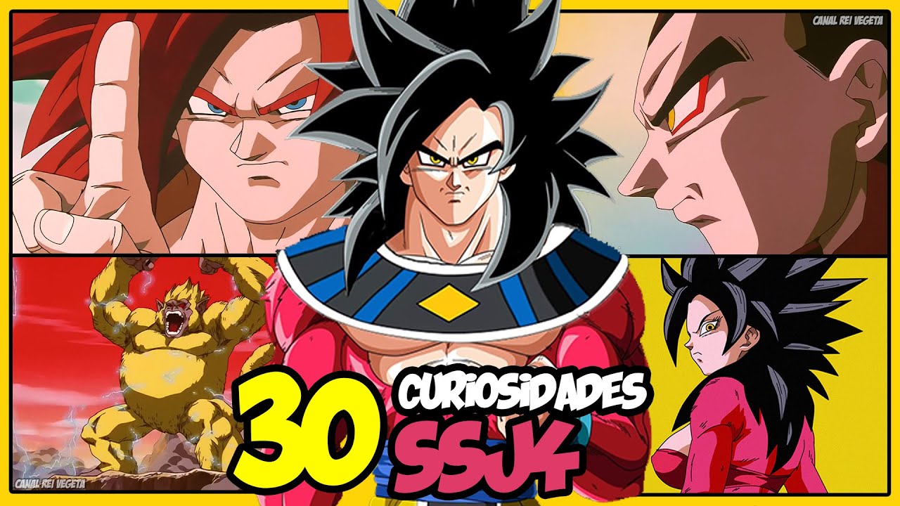 30 CURIOSIDADES sobre o SUPER SAIYAJIN 4 que você PRECISA saber | DBGT