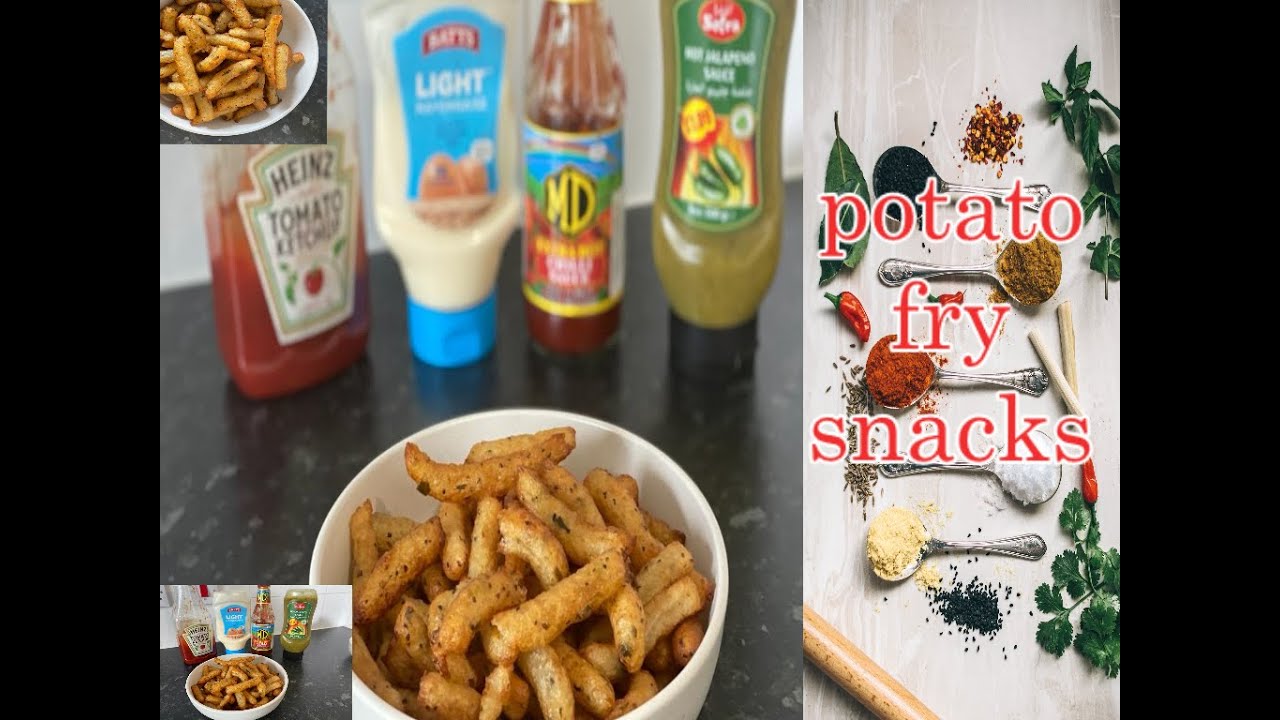 potato fry snacks - easy recipe - Ramzee kitchen