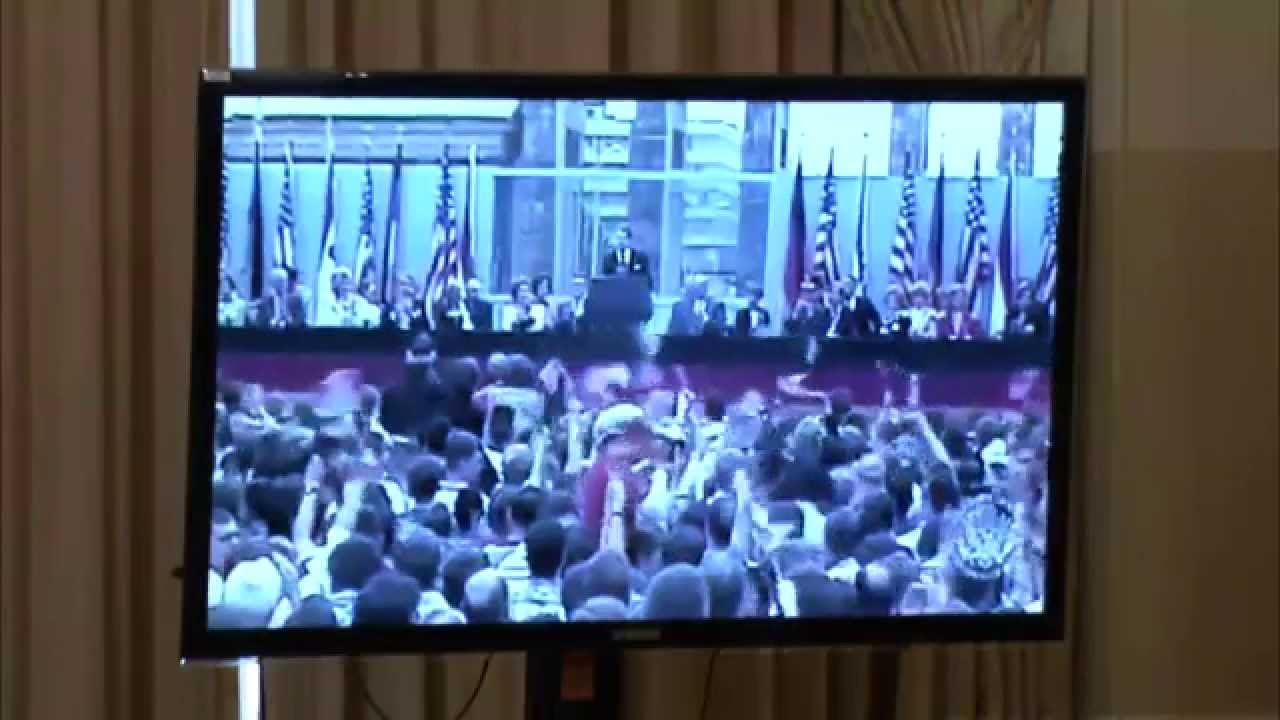 U.S. Diplomacy Center's Judith Bryan Opens Berlin Wall Ceremony