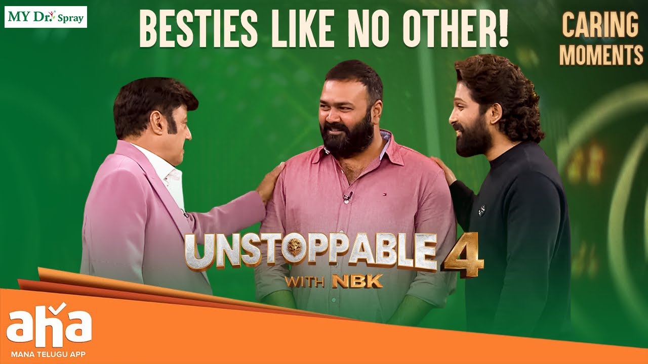 Allu Arjun & Sandy: The Ultimate Best Friend Goals!  Unstoppable with NBK | ahavideoIN