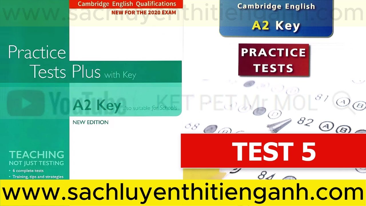KET Listening - Pearson A2 Key for Schools PRACTICE TESTS PLUS Tests 5 with KET PET Mr Mol