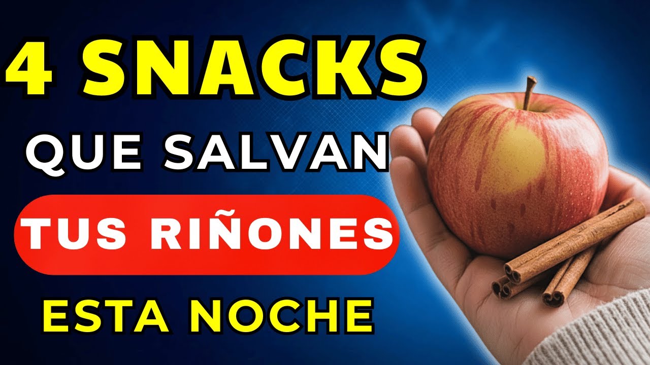 4 SNACKS Nocturnos que PROTEGEN tus RIÑONES y Reducen la Creatinina Naturalmente
