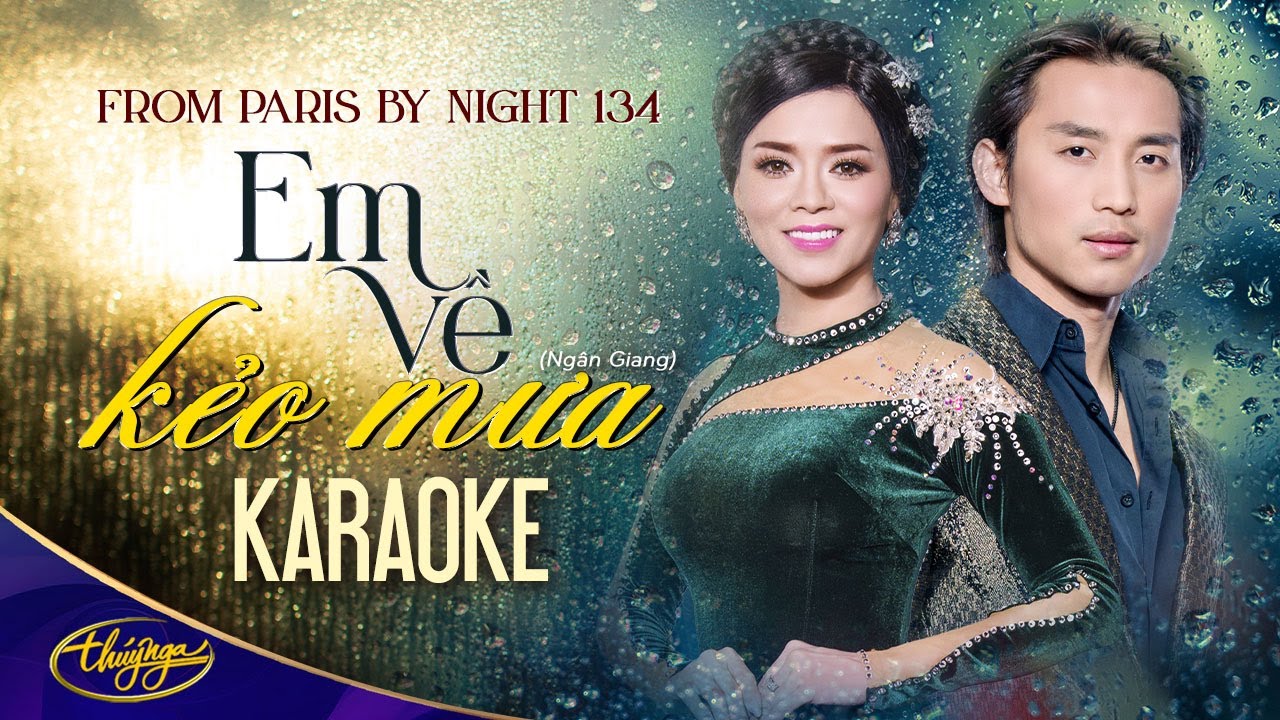 KARAOKE | Băng Tâm & Đan Nguyên - Em Về Kẻo Mưa | PBN 134