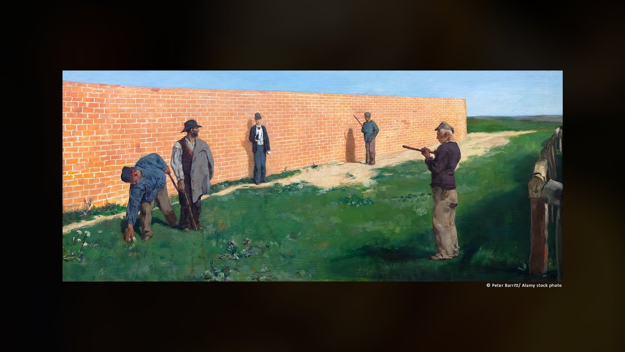 Spaziergänger (Der Überfall) von Max Klinger