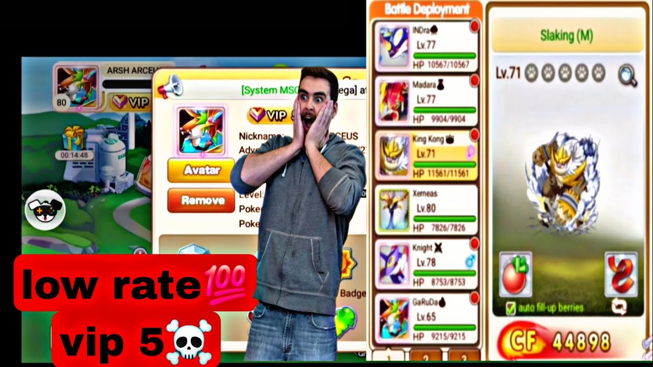 Vip 5 🎁 || mega pokemon 💀☠️ pocket Fantasy 💯