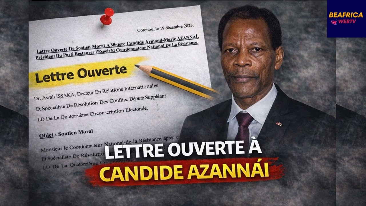 Bénin : Lettre Ouverte De Soutien Moral Au Ministre Candide Armand-Marie AZANNAÏ de Dr Awali ISSAKA