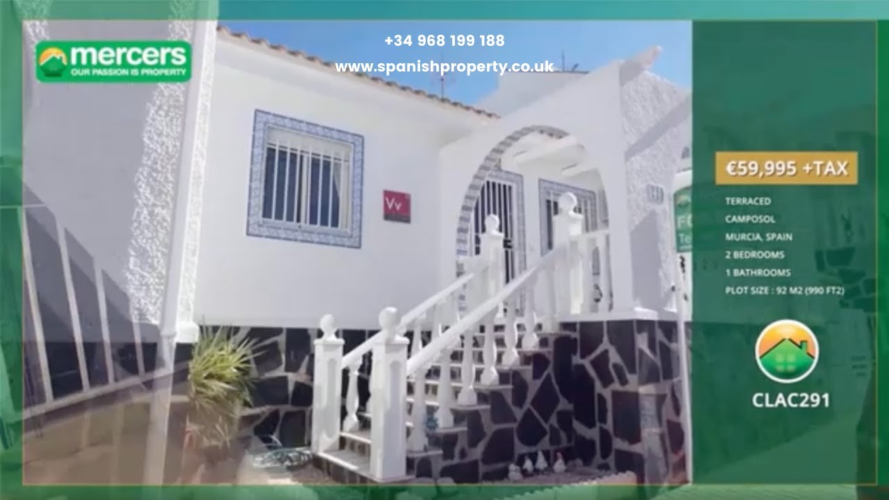 ⭐️ Great OPPORTUNITY! ⭐️ Fantastic property in Camposol 🟢 | CLAC291 |