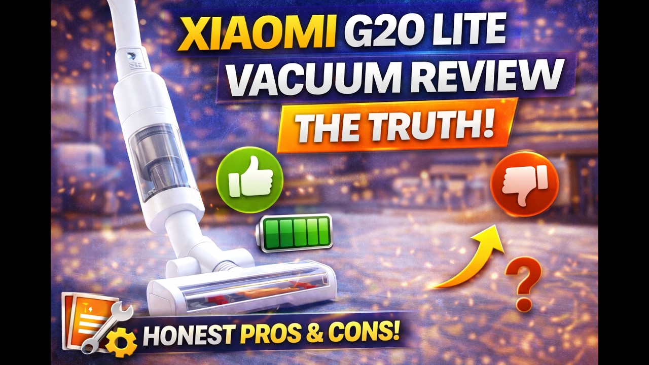 Xiaomi G20 Lite Hoover Stick Review: Great Battery, But Watch Out for These Downsides!