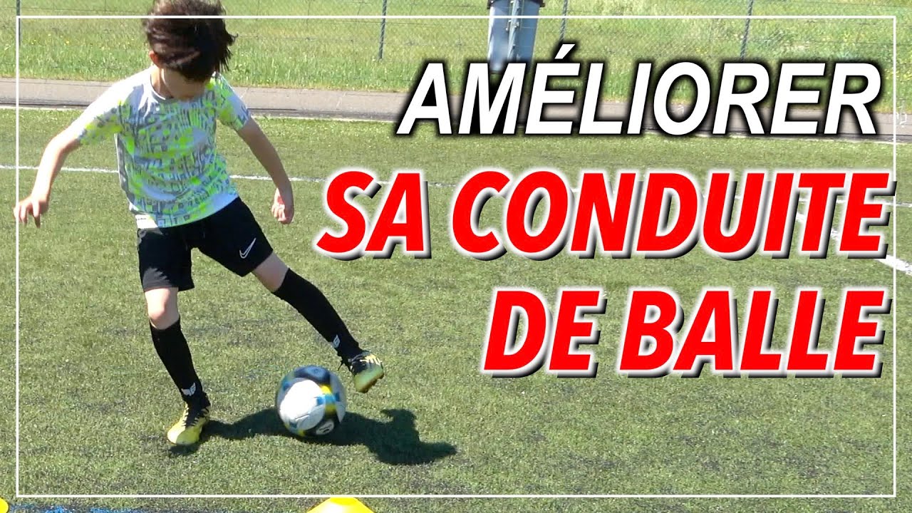 5 EXERCICES CONDUITE DE BALLE ET DRIBBLES FOOTBALL