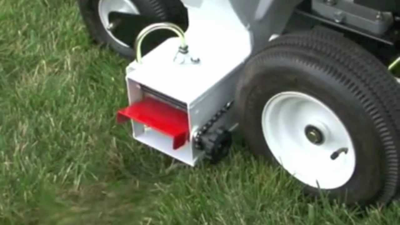 Little Wonder Optimax Blowers - Remote Control Deflector in Action