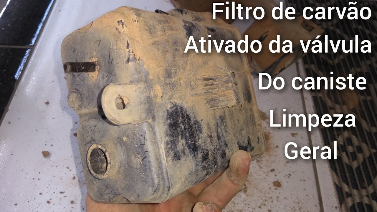 como remover e limpar o filtro de carvão ativado da válvula canster do Ford Ka .(@canaldoka9364 )