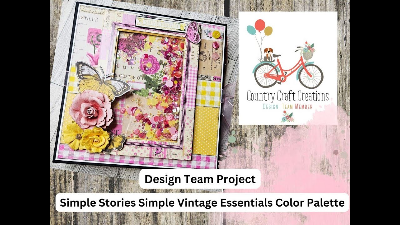 @countrycraftcreations DTP - Simple Stories Album Walkthrough and Tutorial