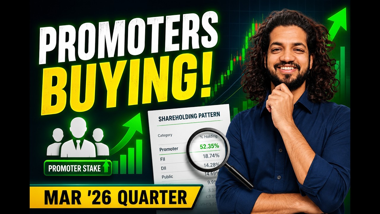 5 Stocks Where Promoters Increased Stake in Mar &rsquo;26 Quarter | Smart Money Signals?