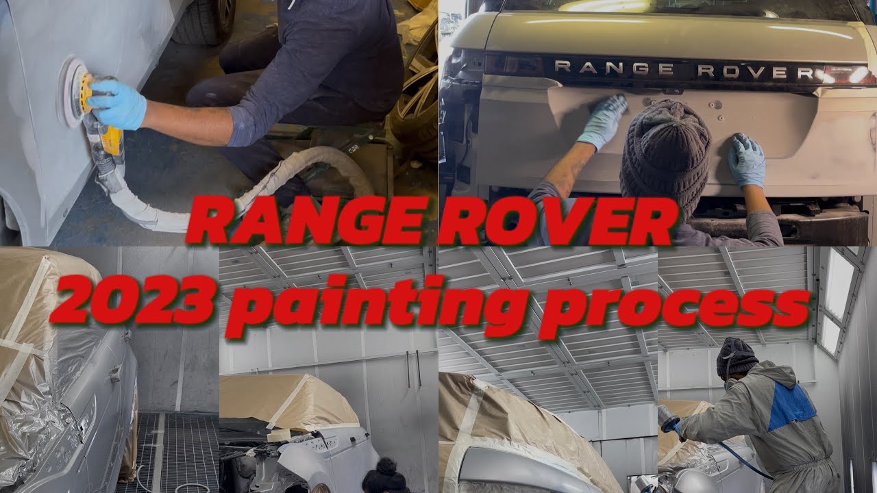 RANGE ROVER 2023  auto painting #automobile #france #srilanka #work #ws400 #carrosserie #peinture 