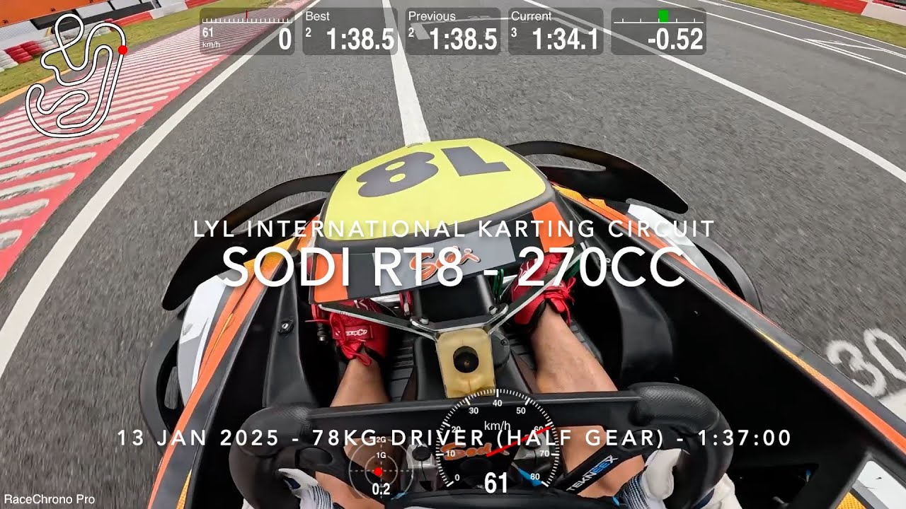 LYL International Karting Circuit [Old Layout] &ndash; Sodi RT8 &ndash; 270cc &ndash; Hot Lap &ndash; 1:37.00