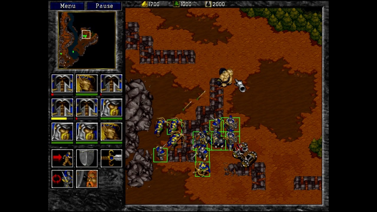 Warcraft II - Human Campaign - VII Grim Batol (No Comments)