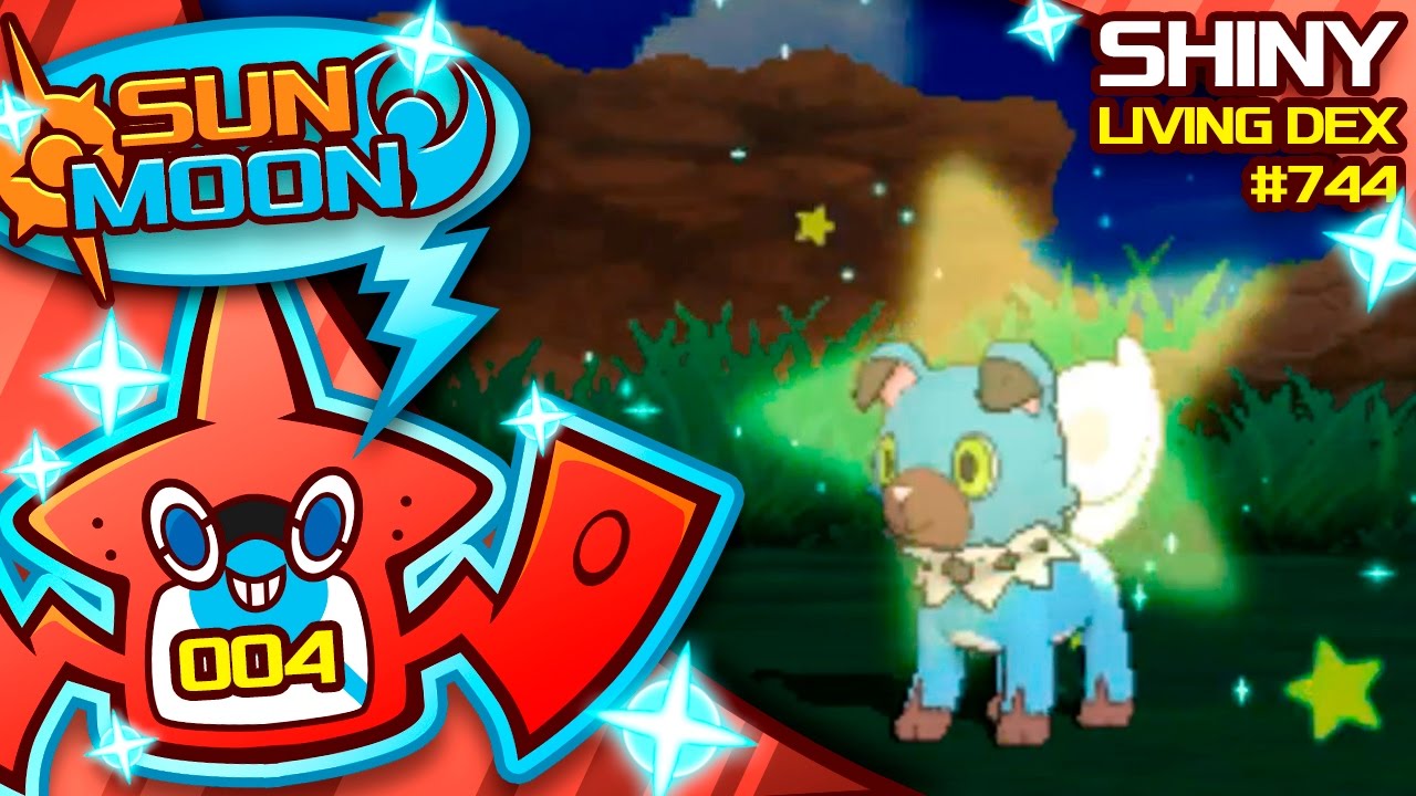 INSANE LUCK SHINY ROCKRUFF! Quest For Shiny Living Dex #744 | Pokemon Sun and Moon Shiny #4