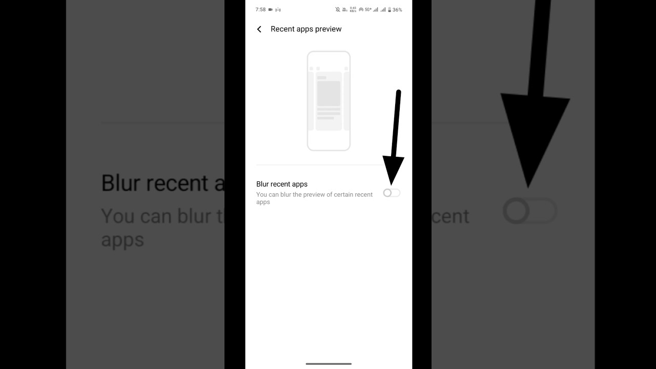 How to blur recent apps in vivo #shorts #androidtips