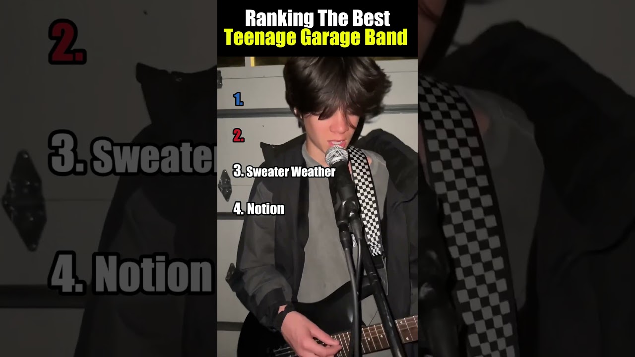 RANKING the best TEENAGE GARAGE BAND covers #shorts