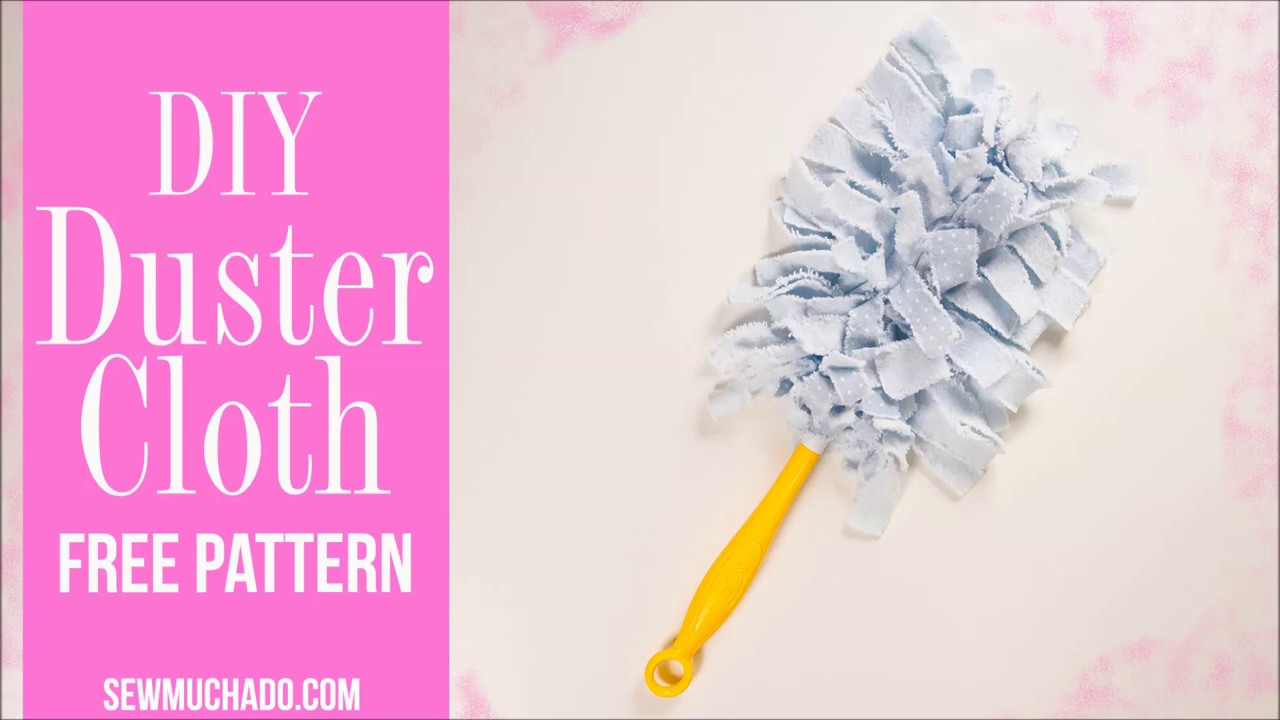 Reusable Duster Cloth Tutorial + Free Pattern