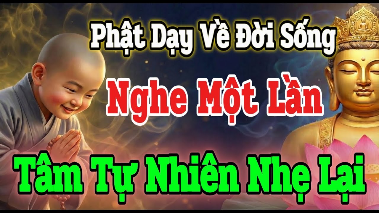 Đức Phật Dạy Gì Về Đời Sống? Nghe Một Lần, Tâm Tự Nhiên Nhẹ Lại