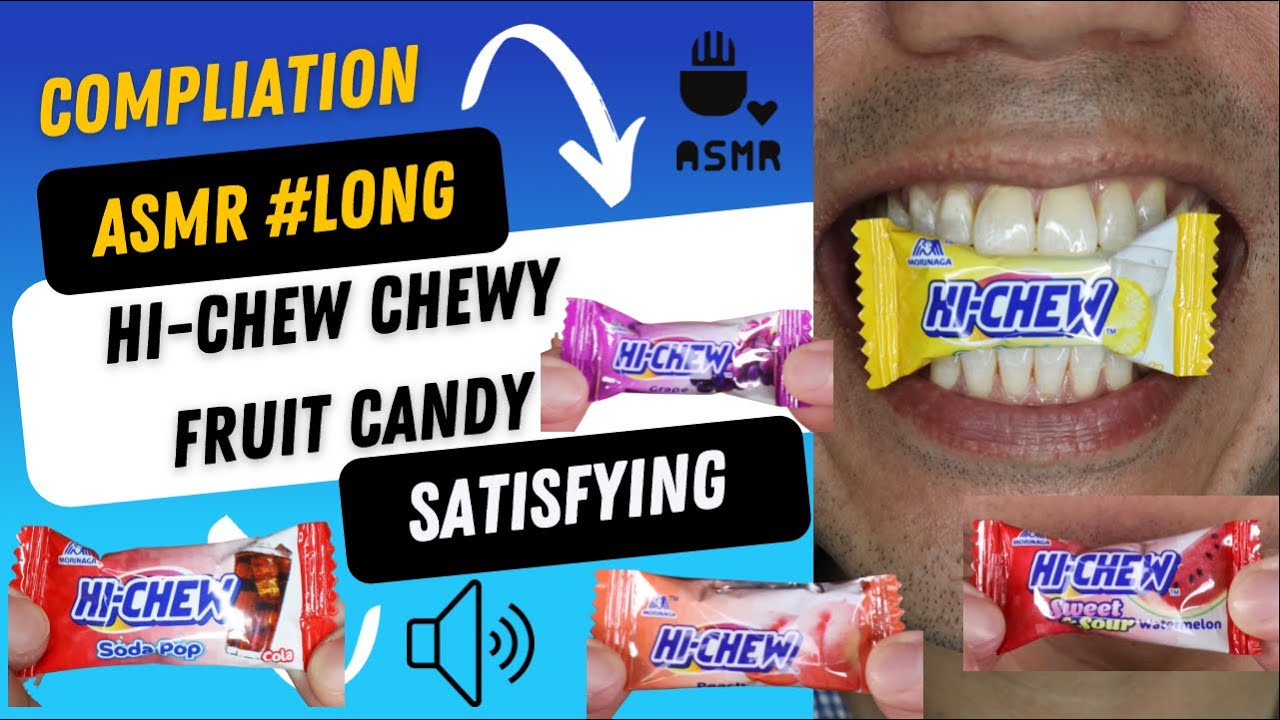 HI-CHEW Chewy Fruit Candy ASMR #long #asmrcompilation #asmr @DoctorTristanPeh