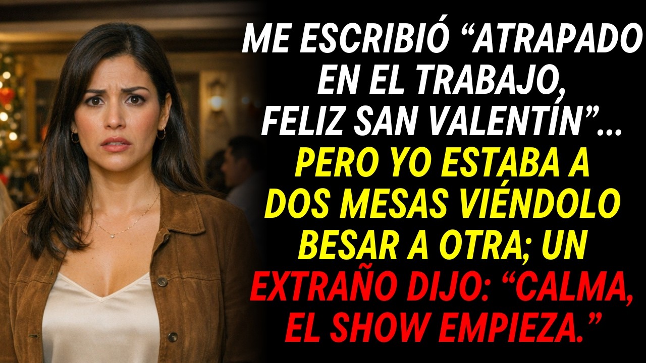 Mi esposo me escribió “Feliz San Valentín” — pero yo lo vi besando a otra mujer