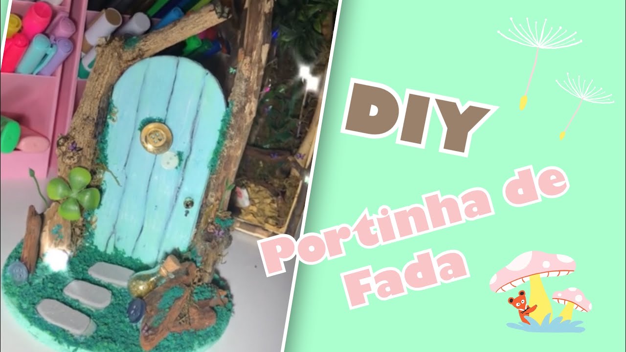 DIY - Portinha de Fada com materiais reciclados! (Super fácil)
