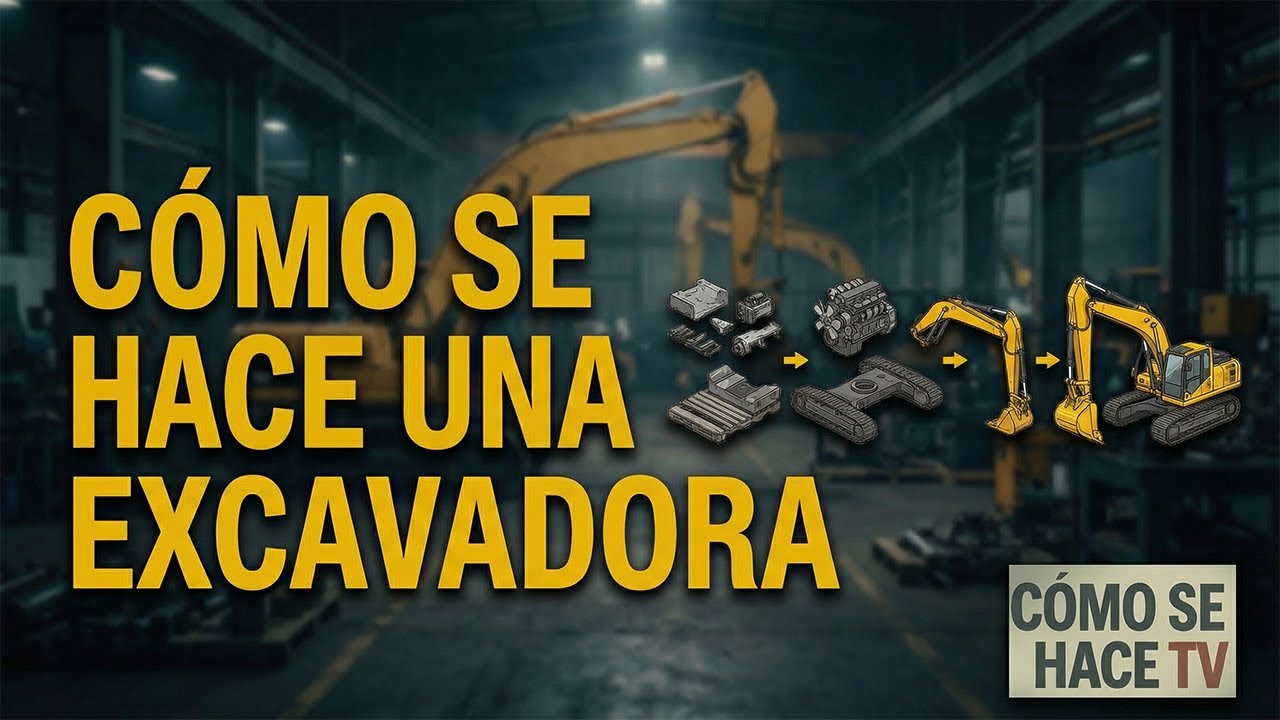 Cómo Se Hace una Excavadora | De Acero a Máquina Gigante