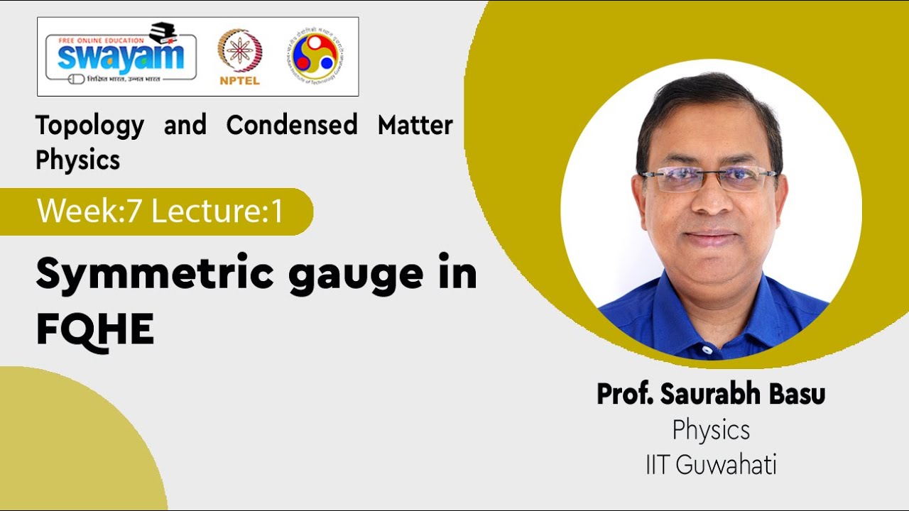 Lec 23: Symmetric gauge in FQHE
