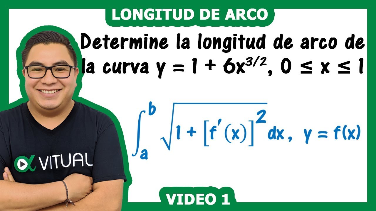 Longitud de arco video 1 | Cálculo Integral - Vitual Universitario