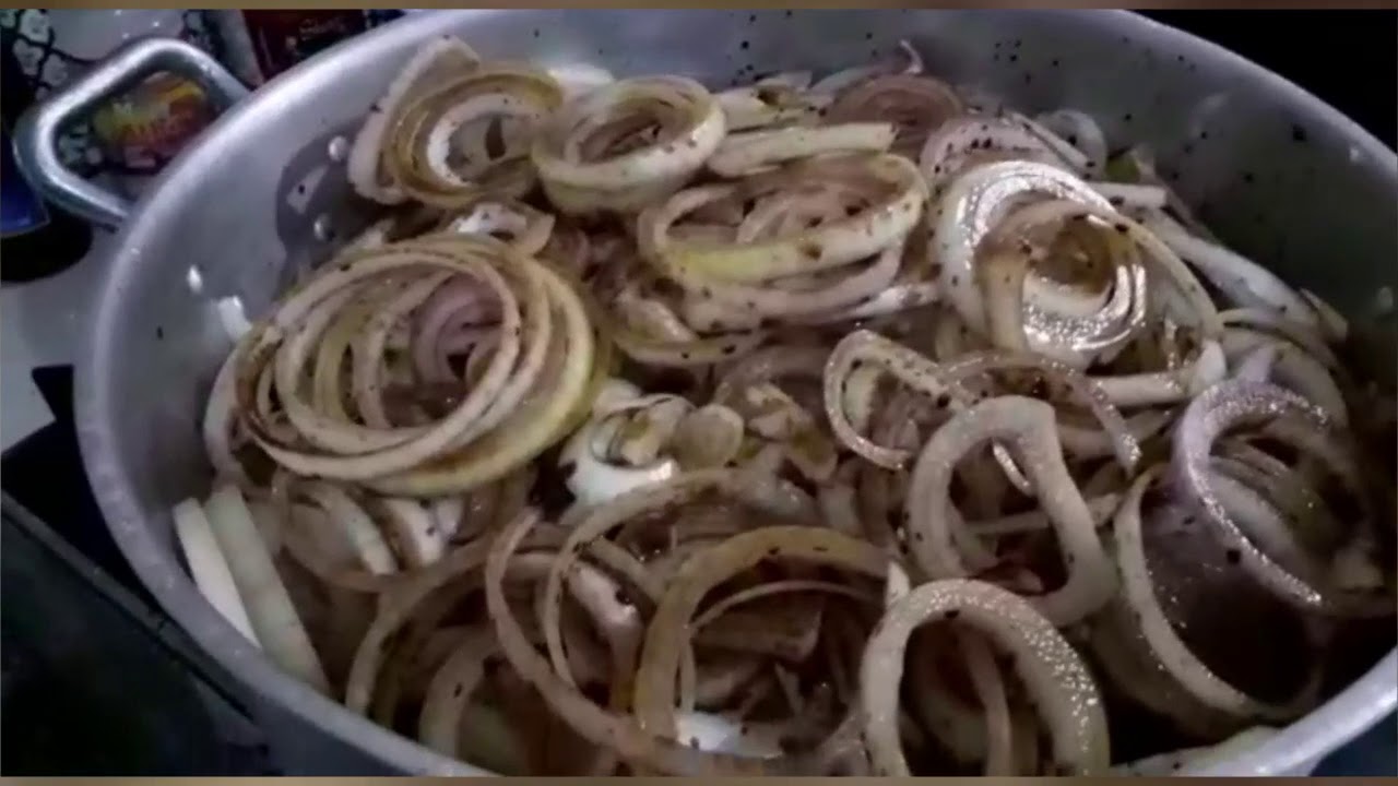 CEBOLA CARAMELIZADA PARA HAMBÚRGUER ARTESANAL 🍔🧅