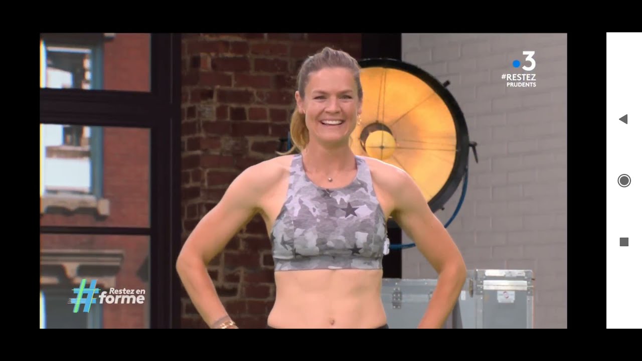 RESTEZ EN FORME-FRANCE 3 avec DJ KDR new épisode 2021 sport à la maison pour maigrir-Lucile Woodward
