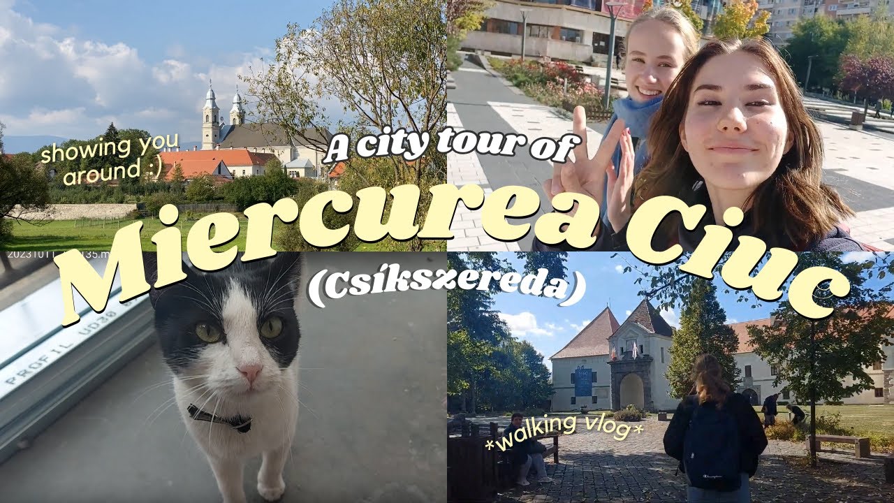 A city tour vlog of *Miercurea Ciuc* (Cs&iacute;kszereda)