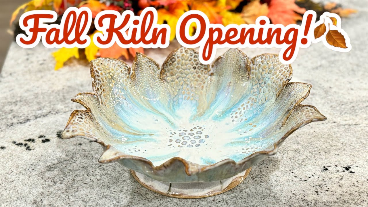 Fall Kiln Opening- Sharing New Glaze Combos!🍂