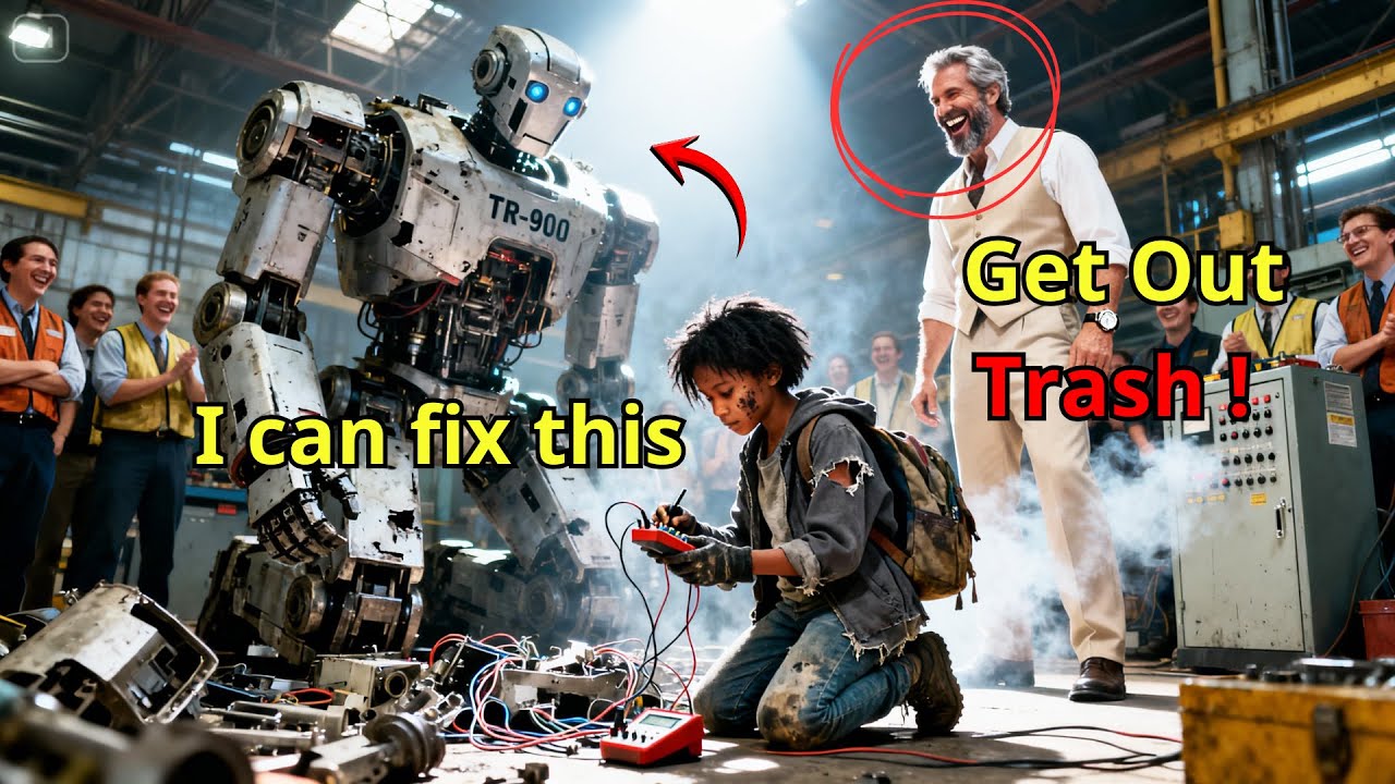 “I Can Fix This” Said the Little Homeless Black Girl — The Millionaire Mocked Her… Until It Worked