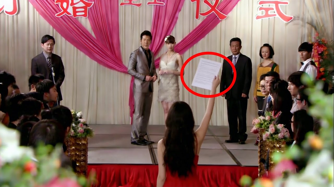結婚當天，小三拿著孕檢報告出現，妻子徹底心碎轉身離開，丈夫後悔了！#彭冠英 #出軌 #狗血